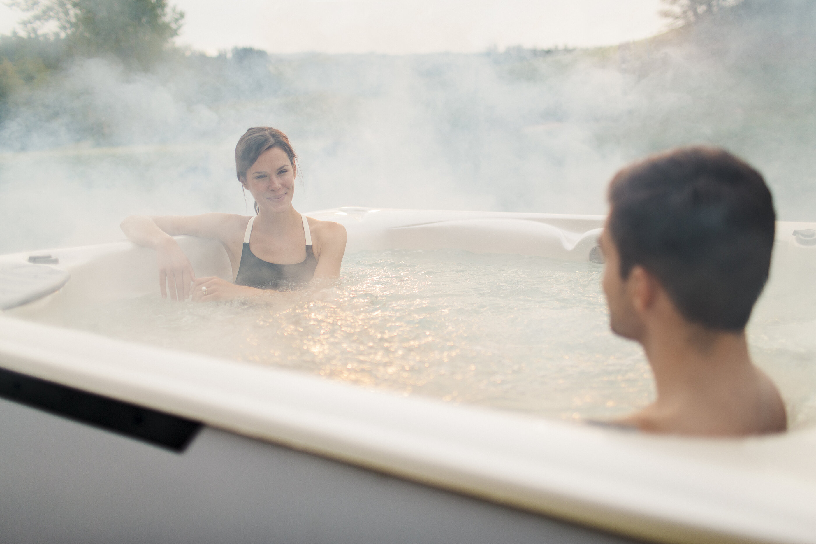 USSPA hot tub – warm water and soothing jets melt tension and bring calm and comfort into your home.