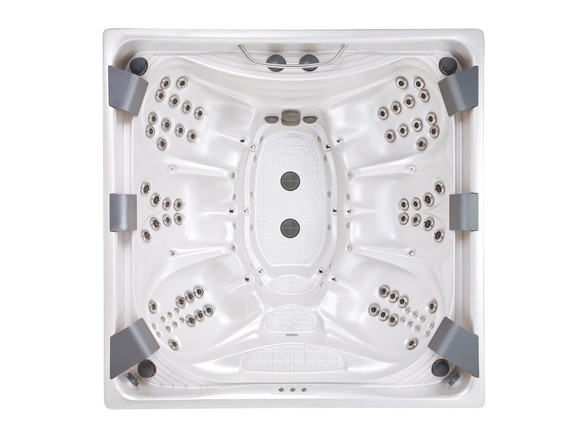 USSPA Master – premium spa with six seats, full‑body massage and comfort pillows for maximum relaxation.