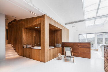 USSPA Dolní Dobrouč showroom – relaxation in outdoor hot tubs, wellness, year-round swim spa.