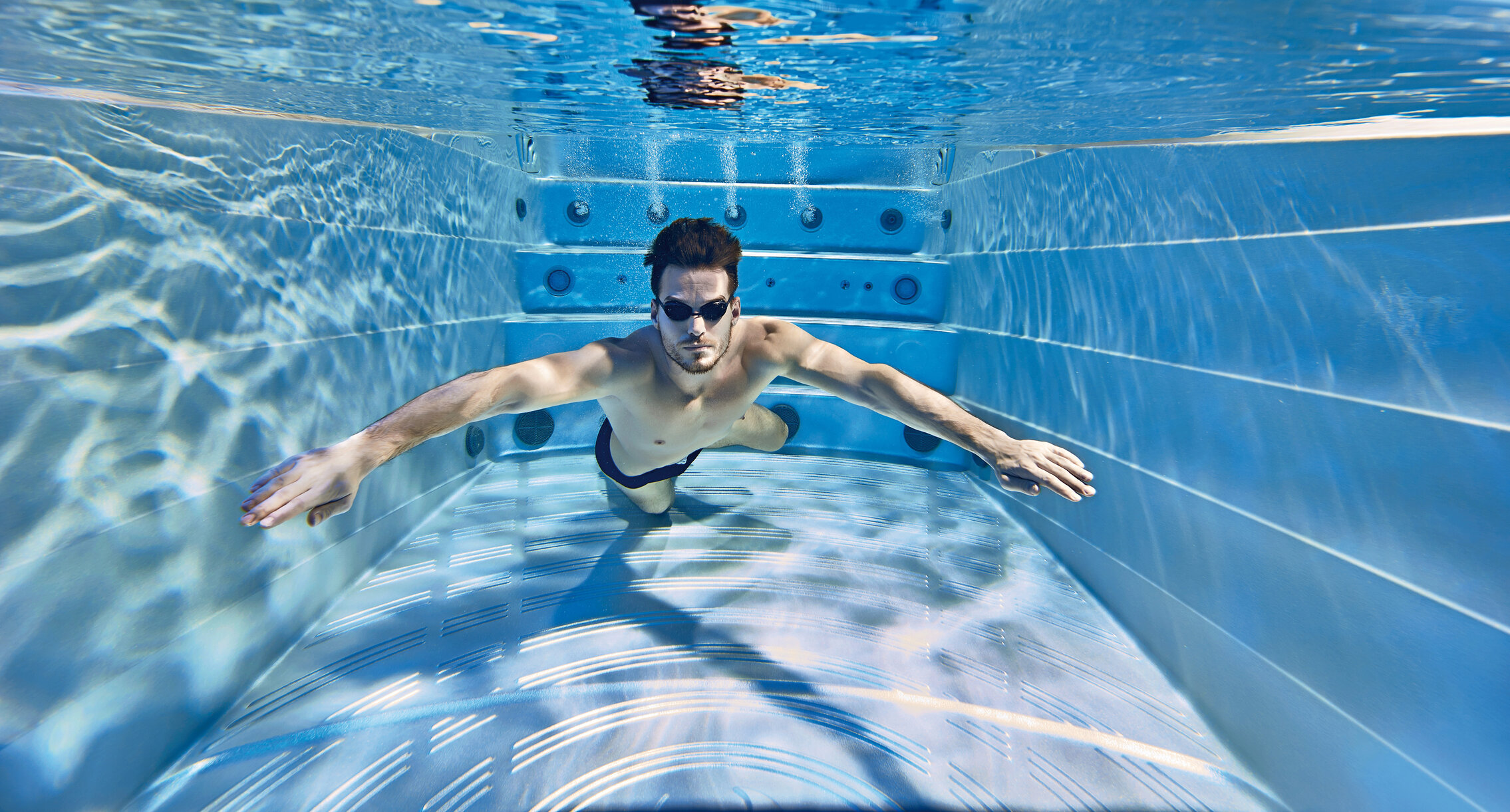 USSPA celoroční bazén swim spa. Vyberte si model swim spa podle svých představ.