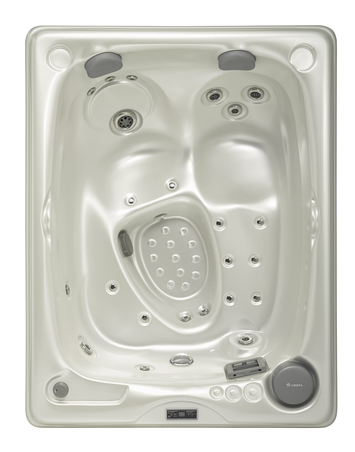 USSPA Benjamin – premium compact hot tub with high‑quality shell, ergonomic layout and comfort seating.