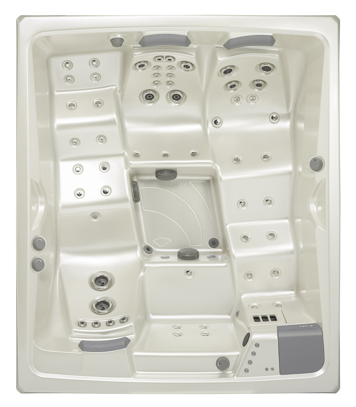 USSPA Draco iN – generously designed compact spa with premium build and comfortable seating for four.