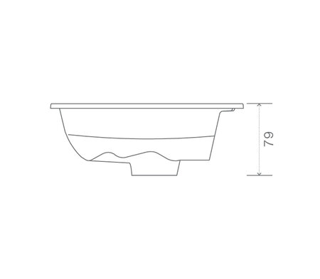 Tecnical Drawin: USSPA privat spa Draco iN (179 x 209 x 79 cm) | © USSPA