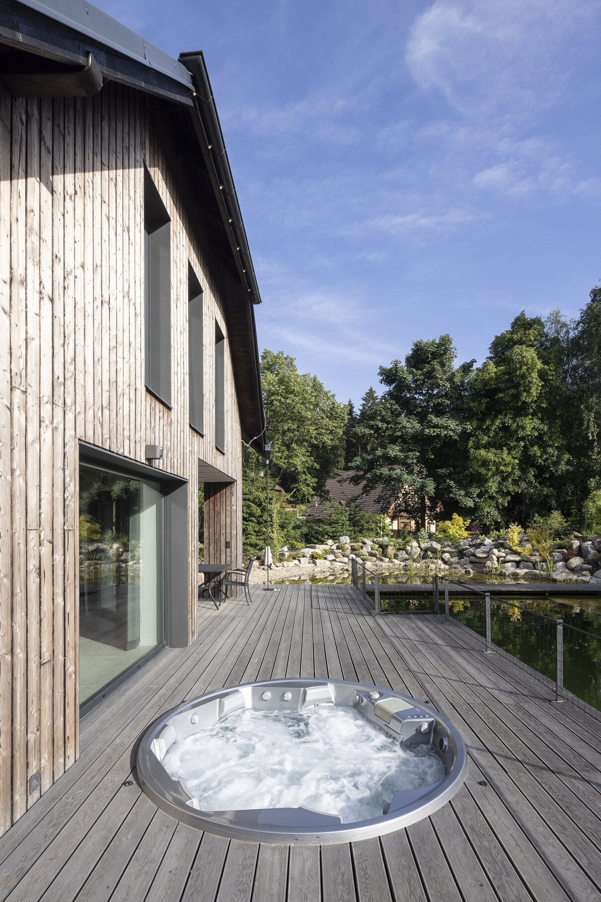 USSPA Czech-designed built-in whirlpool – custom fit for your home terrace.