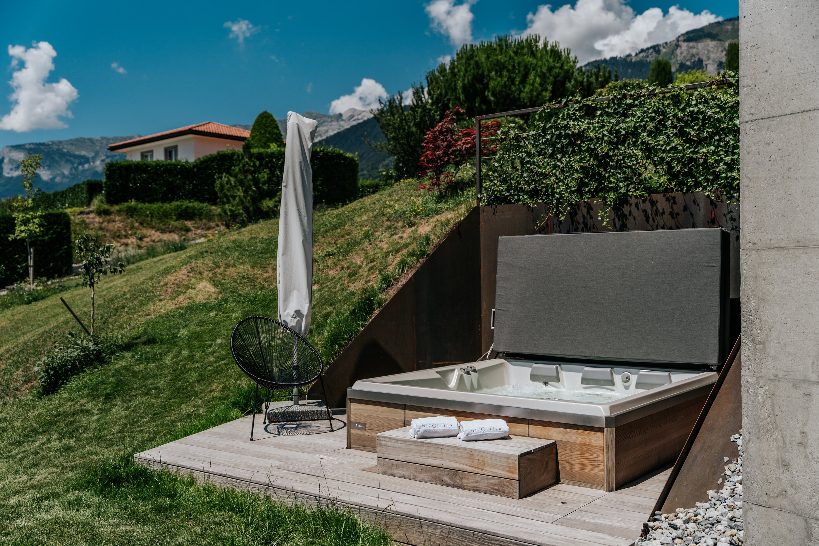 USSPA thermal cover as a functional spa accessory providing protection and insulation.